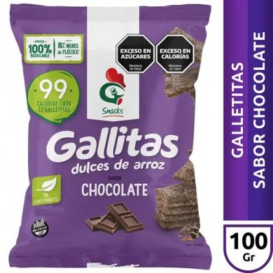 GALLO GALLETITAS DE CHOCOLATE 100 G