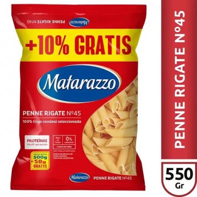FIDEO MATARAZZO PENNE RIGATE N45 550G