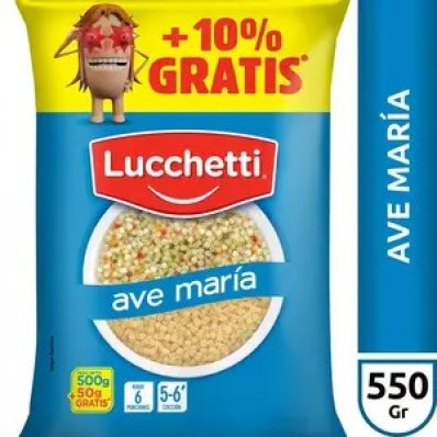FIDEO LUCCHETTI 500 + 50 grs AVE MARIA