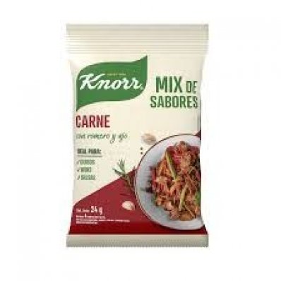KNORR MIX SABOR CARNE CON ROMERO Y AJO 4 SOBRES