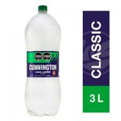GASEOSA CUNNINGTON LIMA LIMON CLASSIC 3L
