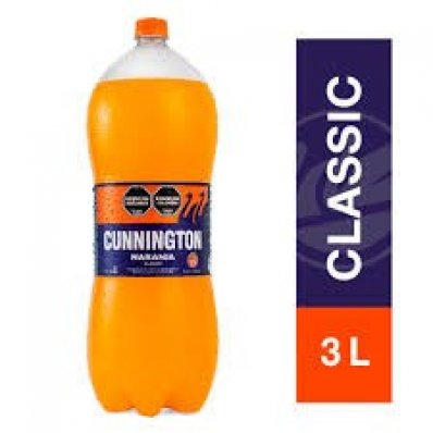 GASEOSA CUNNINGTON NARANJA CLASSIC 3L