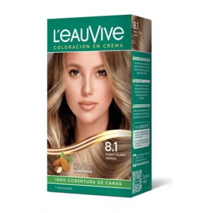 KIT ESTUCHE L'EAU VIVE N°8.1 RUBIO CLARO CENIZA
