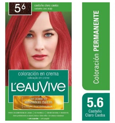 KIT ESTUCHE L'EAU VIVE N°5.6 CASTAÑO CLARO CAOBA