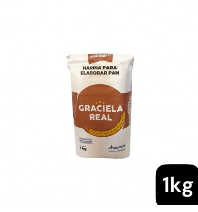 HARINA DE TRIGO GRACIELA REAL P/PAN CASERO 1KG