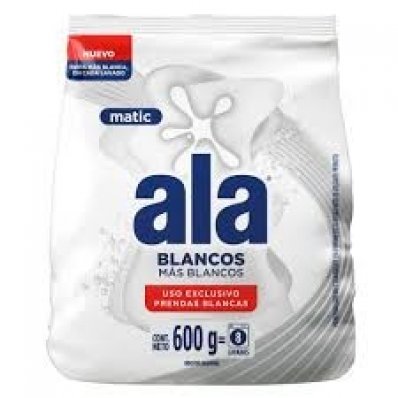ALA POLVO MATIC BLANCOS MAS BLANCOS 600G