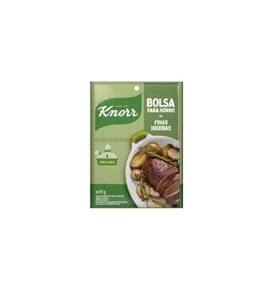 KNORR BOLSA PARA HORNO FINAS HIERBAS 21GRS