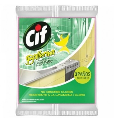 CIF BALLERINA MULTIUSO 3 UNID