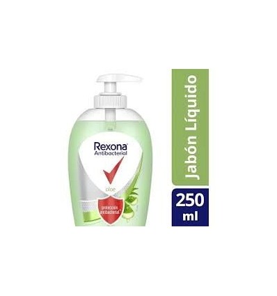JABON LIQUIDO REXONA P/M ANTIBACTERIAL ALOE 250ML