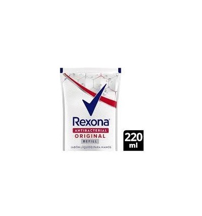 JABON LIQUIDO REXONA ANTIBACTERIAL ORIGINAL 220ML