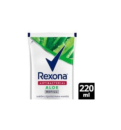 JABON LIQUIDO REXONA ANTIBACTERIAL ALOE 220ML