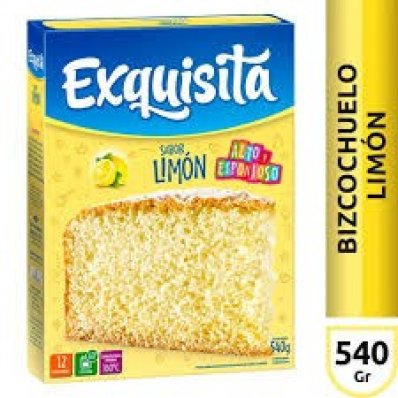EXQUISITA BIZCOCHUELO LIMON 540G