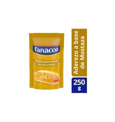 FANACOA ADEREZO MOSTAZA DOYP 250GRS