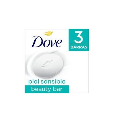 JABON DOVE PIEL SENSIBLE 3X90G