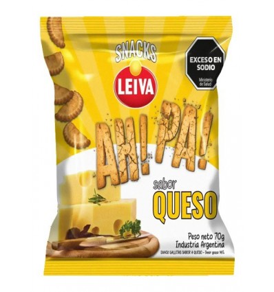 LEIVA SNACK EMPANADITA AH¡ PA¡ QUESO 70GRS