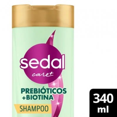 SEDAL SHAMPOO 340 ML PREBIOTICOS+BIOTINA 
