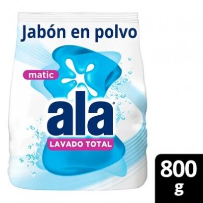 ALA POLVO MATIC MAX BLANCURA 800 GRS