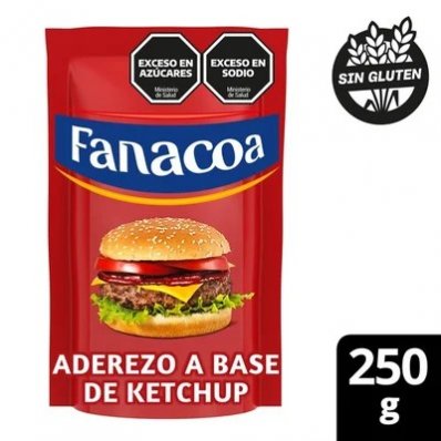 FANACOA ADEREZO KETCHUP 250 GRS DOYP S/TACC