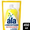 ALA CONCENTRADO LAVA VAJILLA LIMON DP 450 ML
