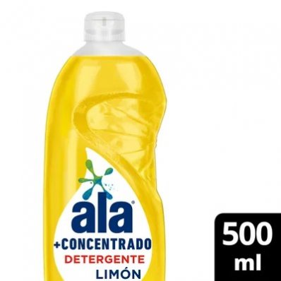 ALA CONCENTRADO LAVA VAJILLA LIMON BOT 500 ML