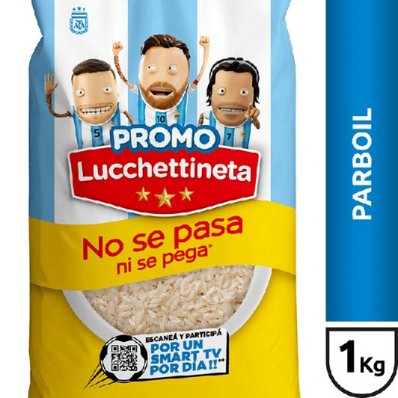 ARROZ LUCCHETTI 1KG PARBOIL BOLSA SIN TACC