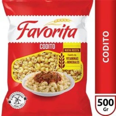 FIDEOS FAVORITA 500 GRS CODITO RAY