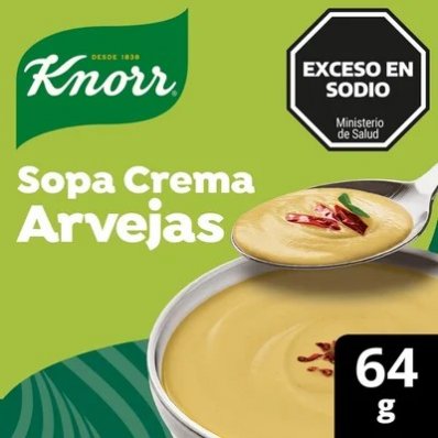 KNORR SOPA CR ARVEJAS C/CHILE 1 S