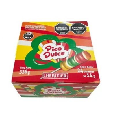 CHUPETIN PICO DULCE CAJA X 24 S/TACC