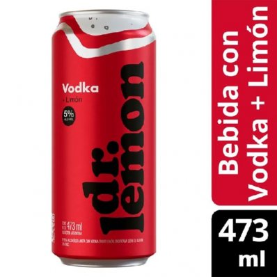 DR LEMON 473CC LATA VODKA