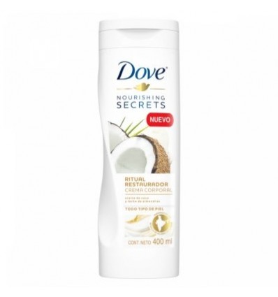 DOVE CR 400 ML COCO Y ALMENDRA