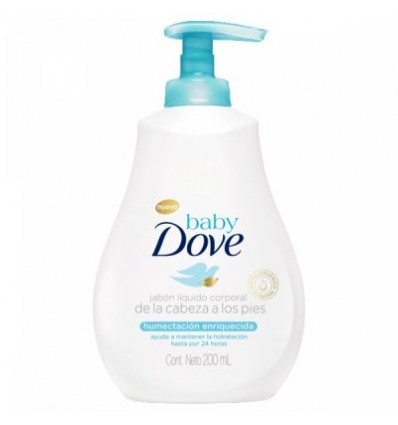 DOVE BABY JABON LIQUIDO H ENRIQUECIDO 200ML